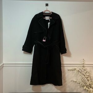 Elegant Black Trench Coat